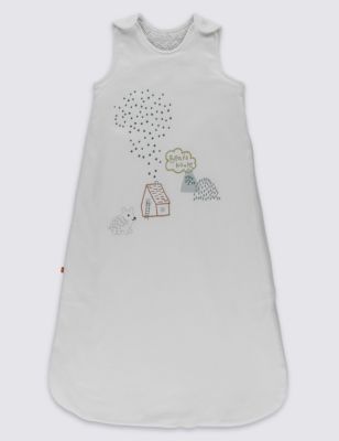 Bear Embroidered 2.2 Tog Sleeping Bag